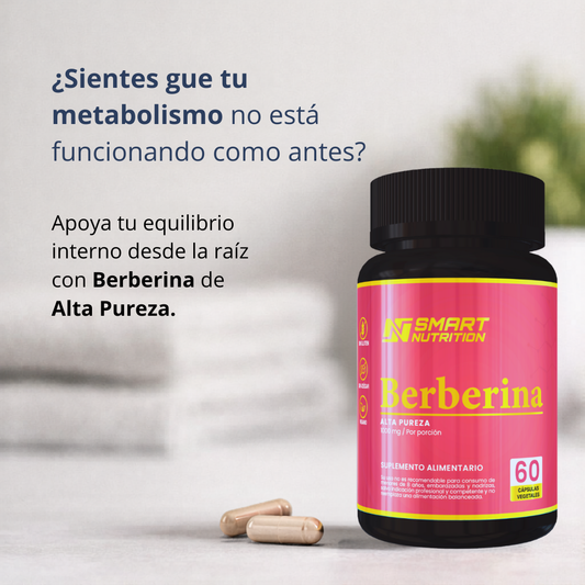 Berberina 1000 mg Alta Pureza Smart Nutrition