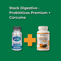 Stack Digestivo — Probióticos Premium + Cúrcuma