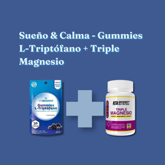Sueño & Calma — Gummies L-Triptófano + Triple Magnesio