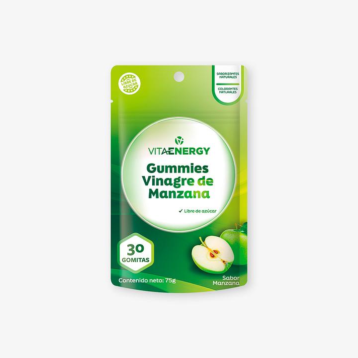VitaEnergy Gummies Vinagre de Manzana + Biotina — 30 Gomitas sabor Manzana