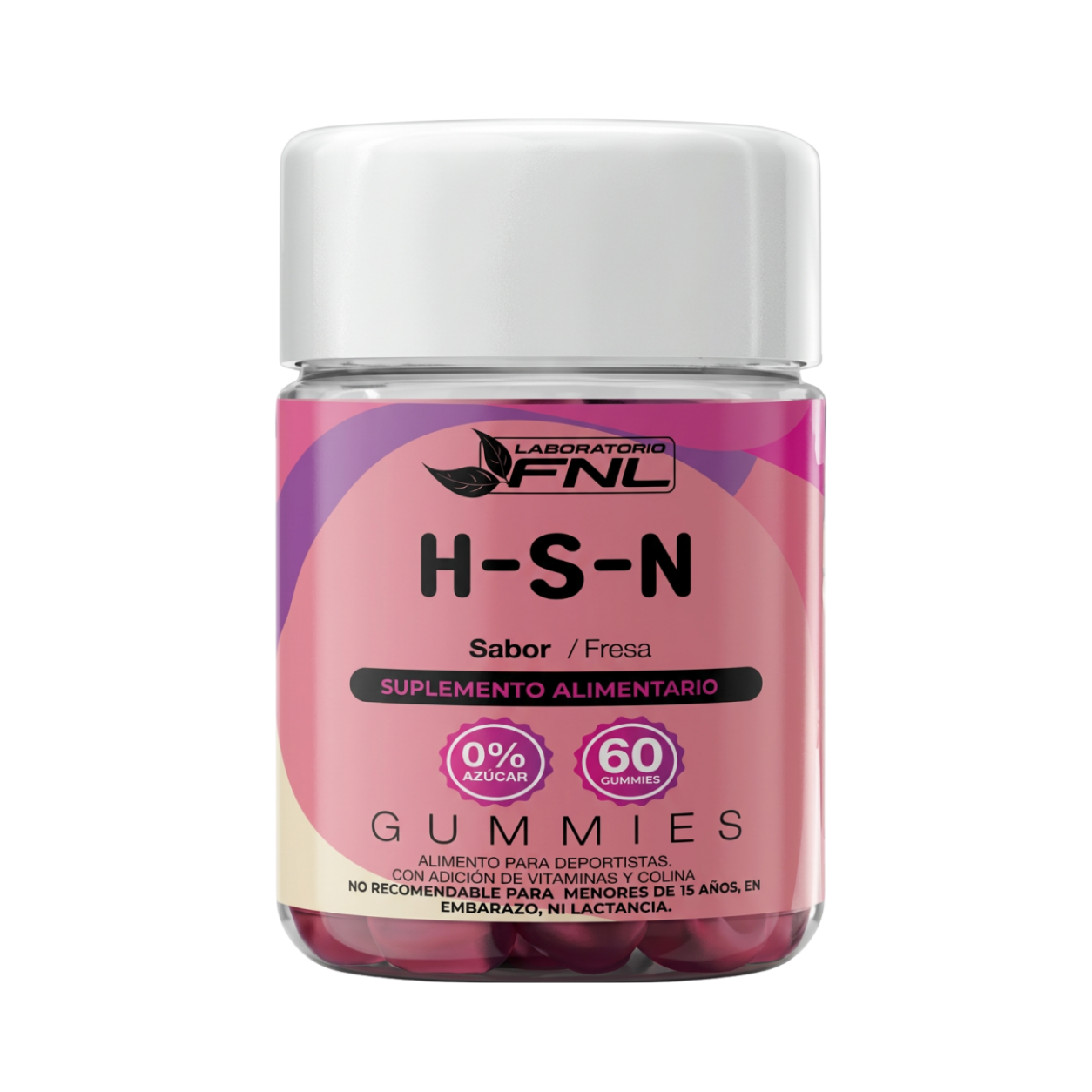 H-S-N (Hair, Skin and Nails) FNL — envase de 60 gomitas