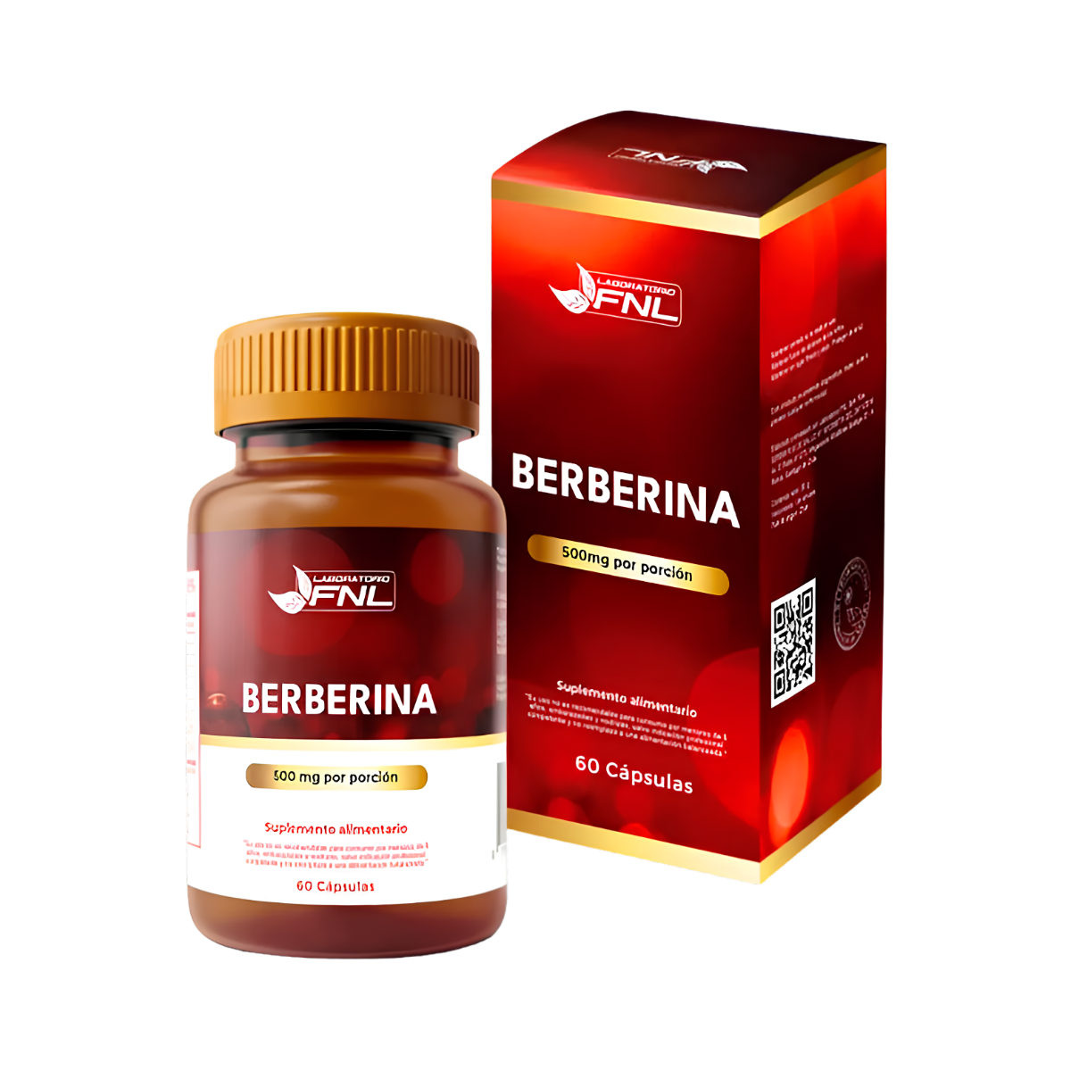 Berberina FNL — envase de 60 cápsulas