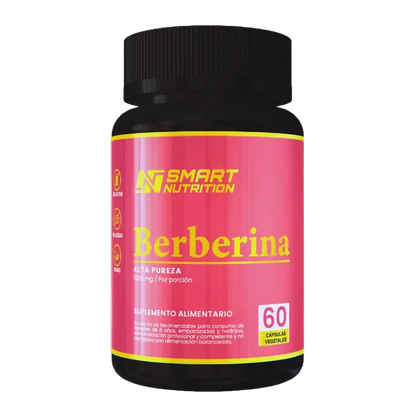 Berberina 1000 mg Alta Pureza Smart Nutrition