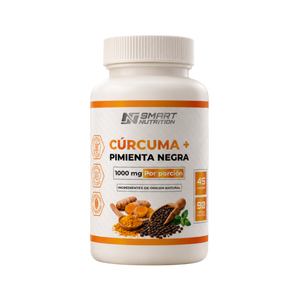 Cúrcuma y Pimienta Negra 1000 mg Smart Nutrition