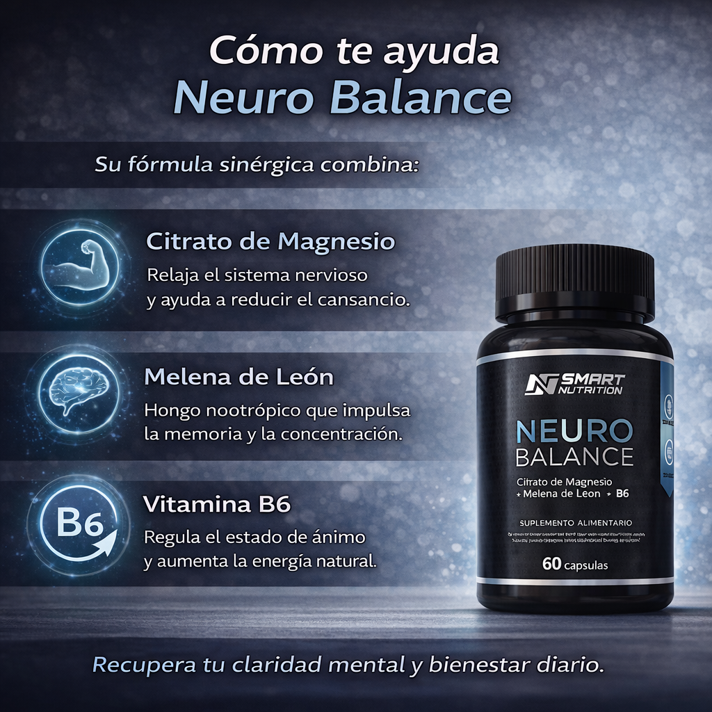 Composición de la fórmula de Neuro Balance Smart Nutrition