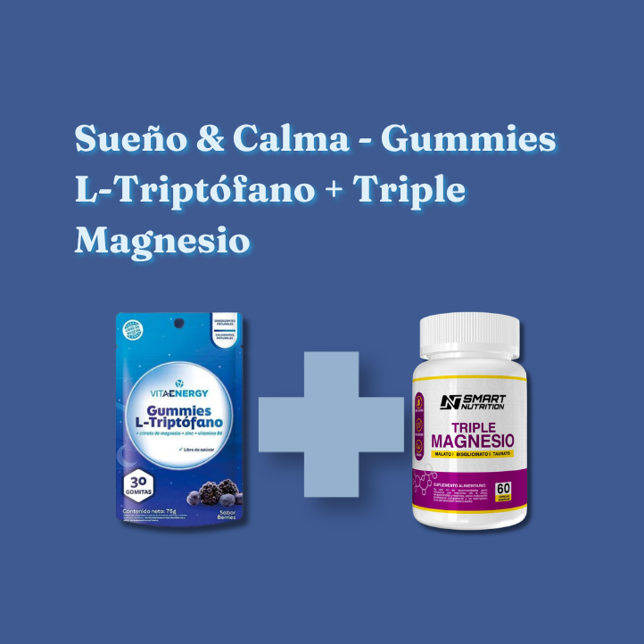 Pack Sueño y Calma Go Nutty — Gummies L-Triptófano y Triple Magnesio