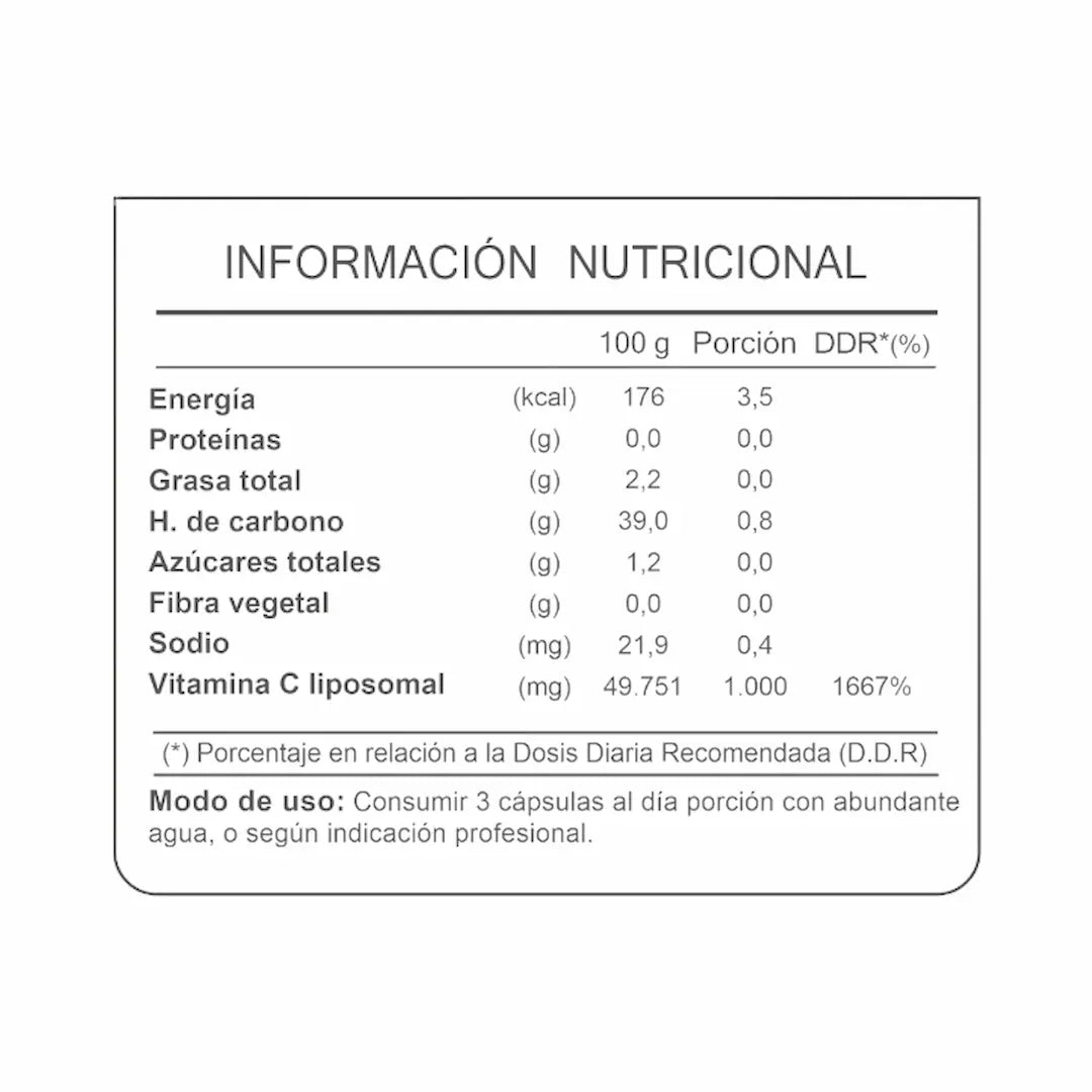 Vitamina C 1000 mg Liposomal FNL