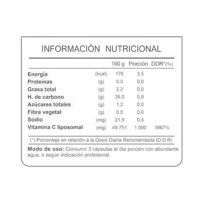 Vitamina C 1000 mg Liposomal FNL
