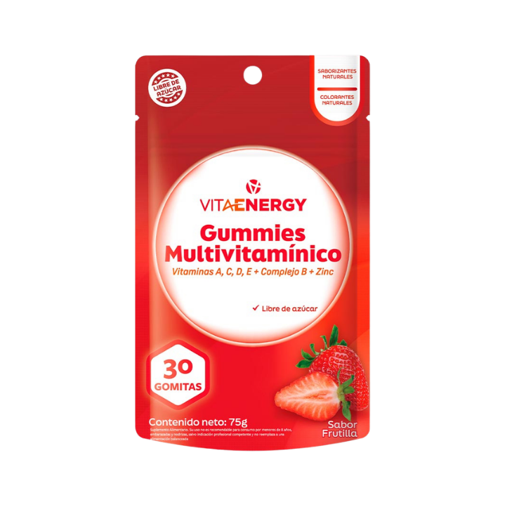 VitaEnergy Gummies Multivitamínico — envase de 30 gomitas