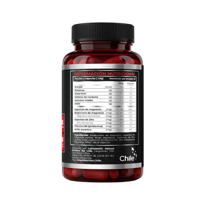 ZMA Advance Smart Nutrition – Zinc, Magnesio y Vitamina B6